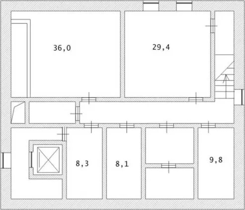 Аренда квартиры площадью 713 м² в на улице Чаплыгина по адресу Басманный, Чаплыгина ул.17